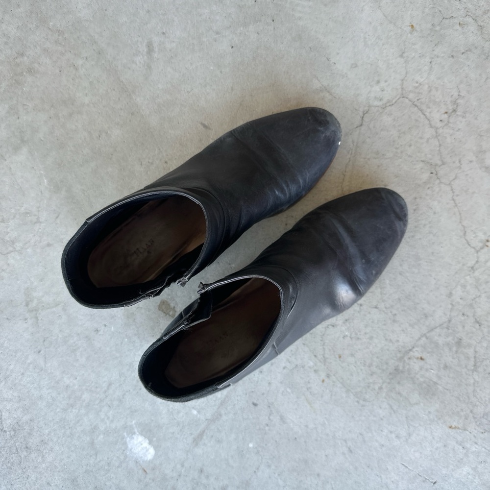 Black ankle boots